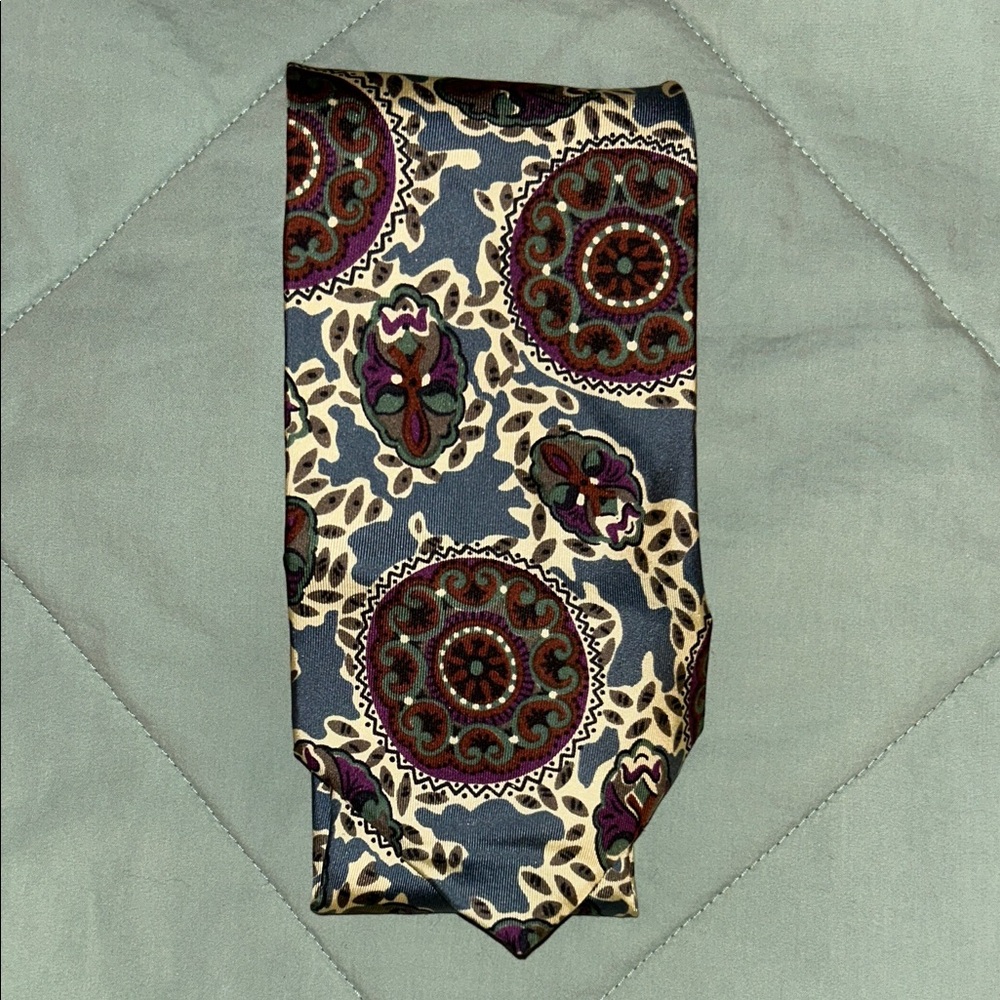 Christian Dior Multicolor Silk Tie